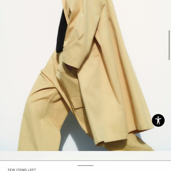 Zara Pocket Parka and Gabardine Pants Set Sz. S $178 retail - Picture 3 of 17